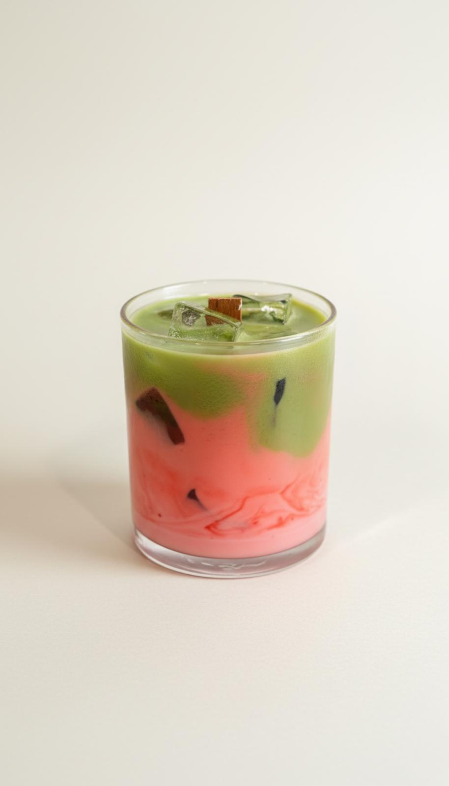 Strawberry Matcha Drink